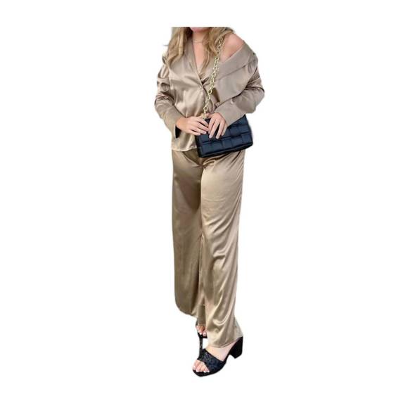 NEW HYFVE positively alluring pants in tan - Picture 2 of 3